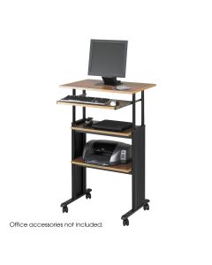 Safco Muv Stand-up Adjustable Height Desk (Medium Oak)